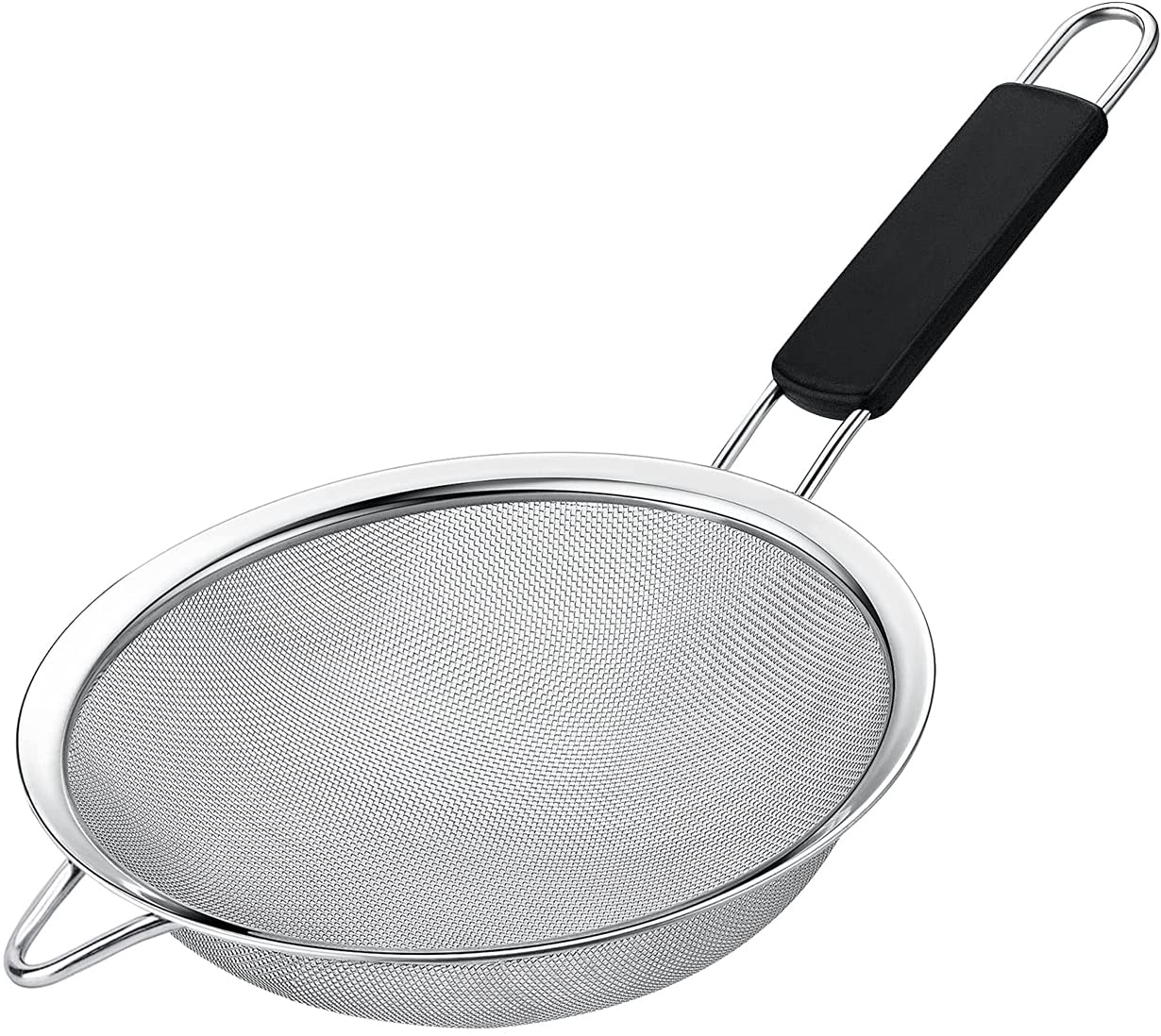 KAFOOR colador de malla fina con mango termoplástico, ideal para tamizar harina