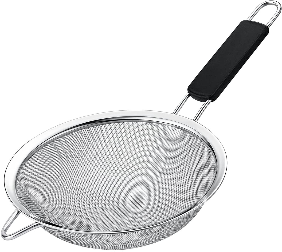 KAFOOR colador de malla fina con mango termoplástico, ideal para tamizar harina