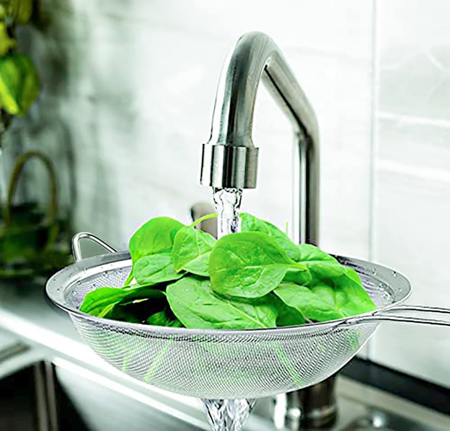 KAFOOR utensilio de cocina colador de malla fina, fácil de lavar