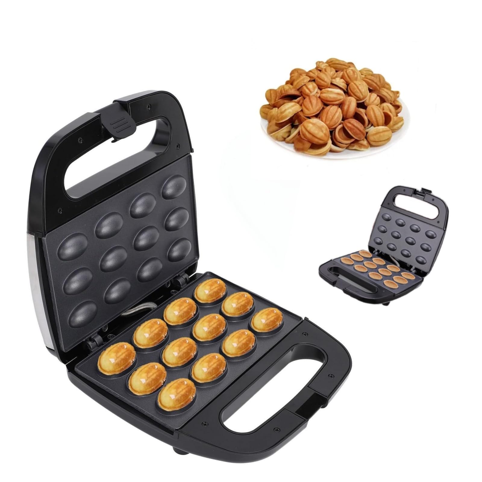 KAGOR molde galletas de nuez con doble cara para horneado uniforme
