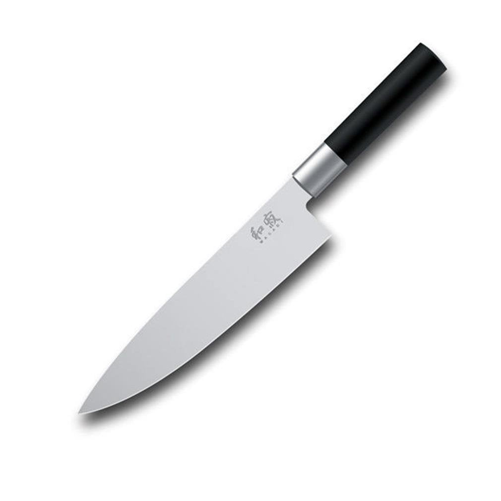 Kai Wasabi: cuchillo chef de 8 pulgadas, hoja ancha para picar hierbas y verduras
