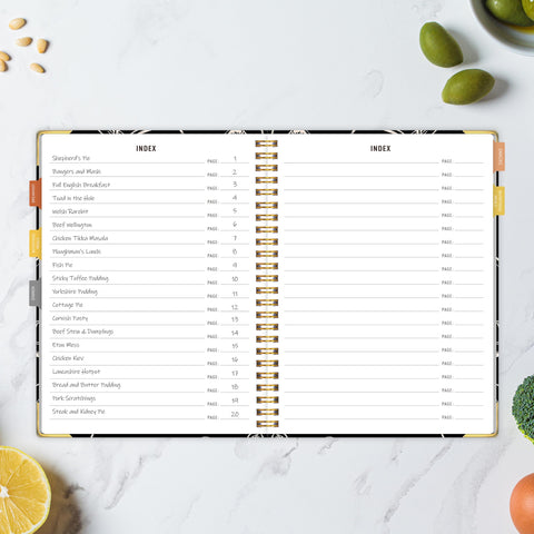 KAICN libro de recetas, cierre espiral duradero para un uso prolongado.