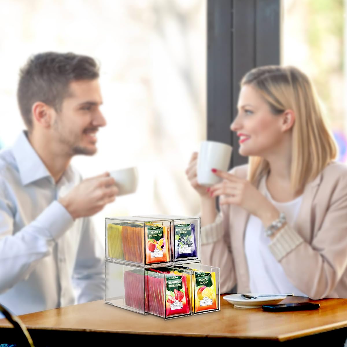 KAIDELI almacenamiento versátil para té y accesorios pequeños