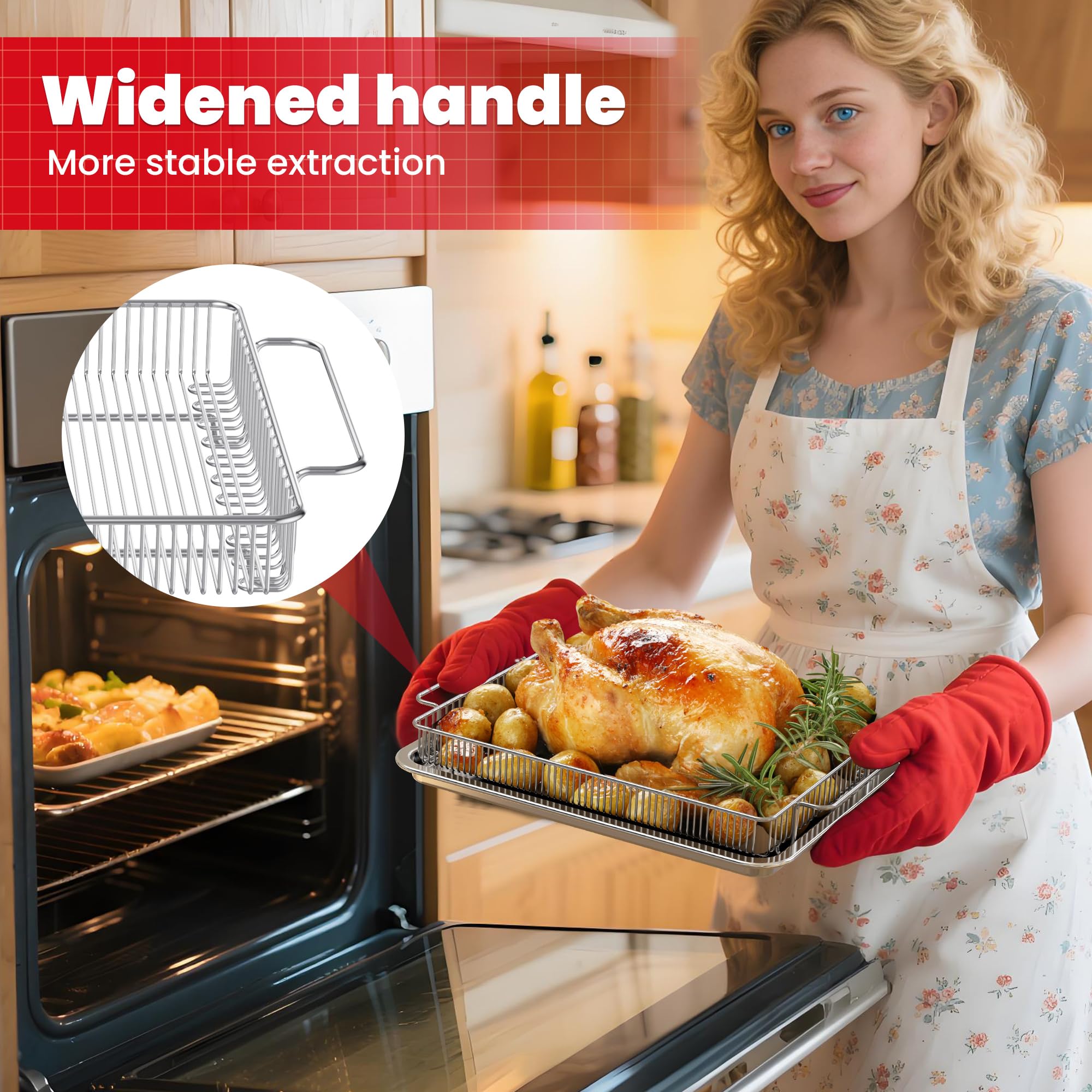 Rack Kaiser Chef para cocción en horno con distribución estable