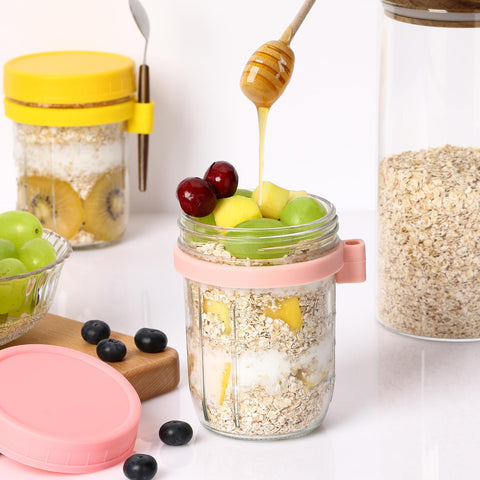 KAIZHOUZHOU cucharas acero inoxidable con soporte de silicona
