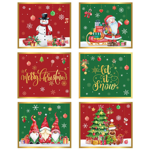 Manteles navideños Kajaia con Santa Claus para decorar la mesa y protegerla.