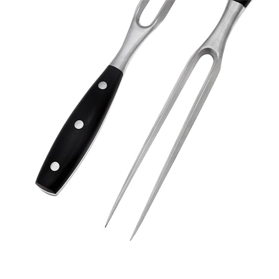 Kakamono tenedor para barbacoa, cocina profesional, ideal para asar y servir.