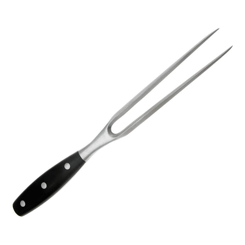 Kakamono tenedor de corte de 12 pulgadas, acero inoxidable, duradero.