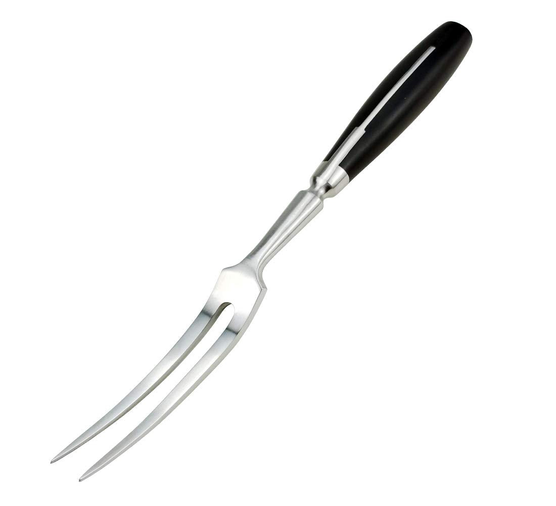 Tenedor de carne Kakamono de 12 pulgadas con dientes afilados para sujetar al cortar