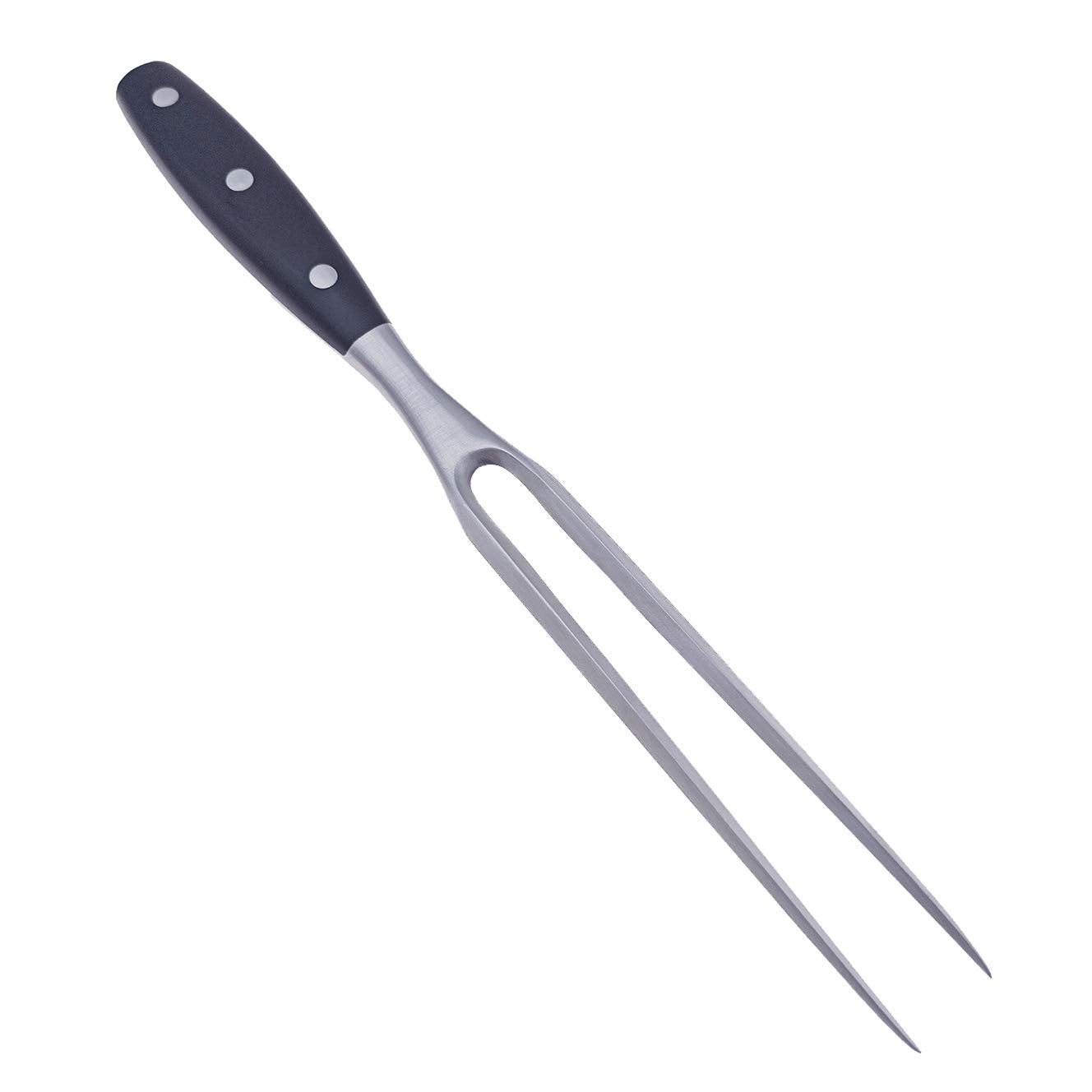 Kakamono tenedor ergonómico con ABS y triple remache para agarre estable.