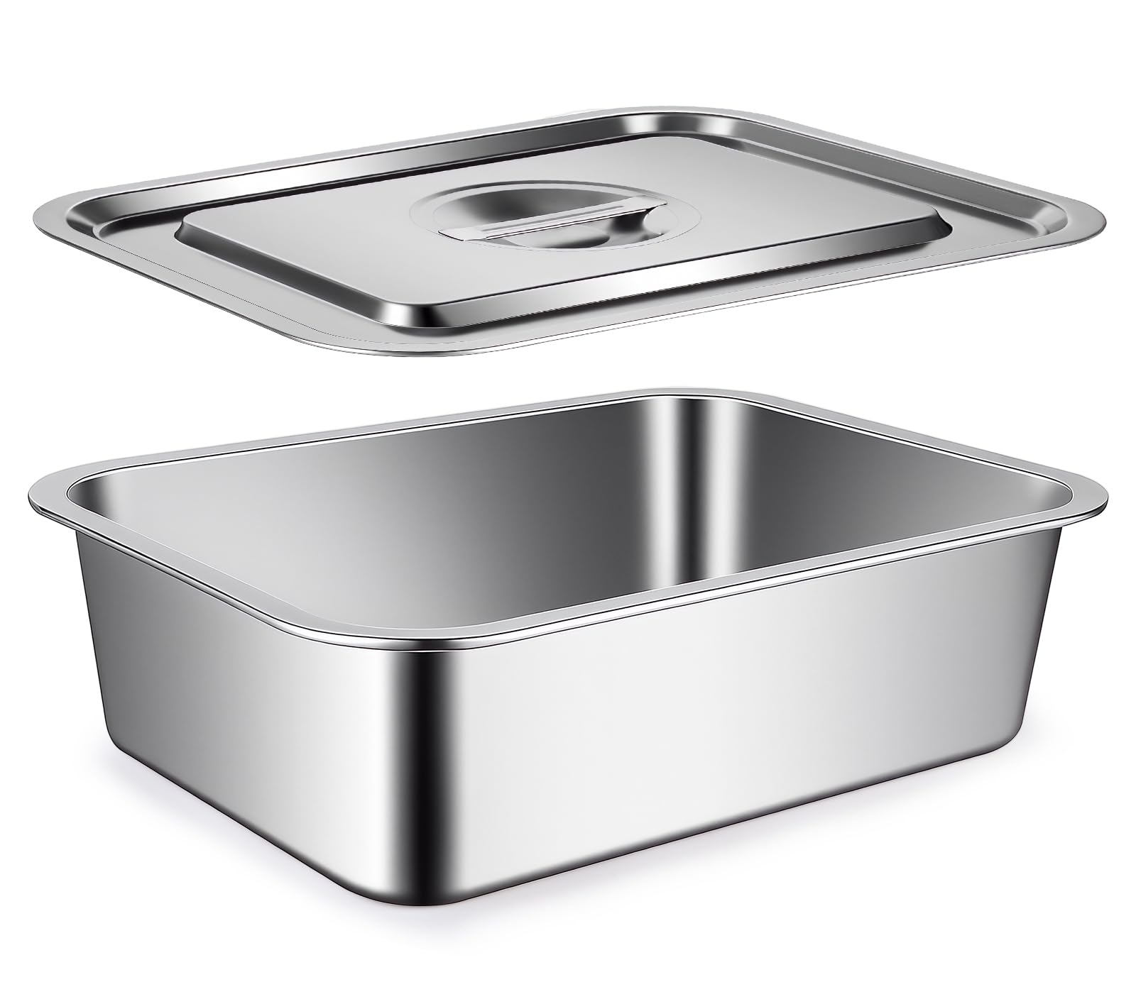 Bandeja KAKO 9x13 con tapa para hornear porciones grandes y uniformes
