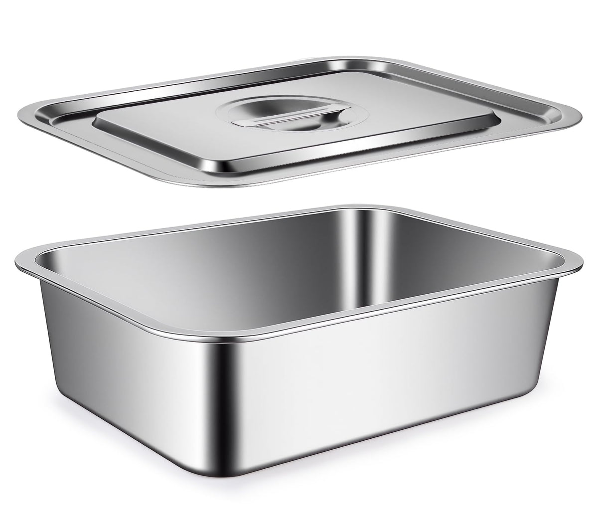 Bandeja KAKO 9x13 con tapa para hornear porciones grandes y uniformes
