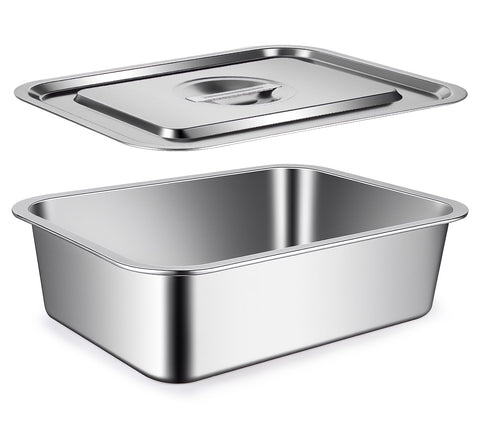 Bandeja KAKO 9x13 con tapa para hornear porciones grandes y uniformes