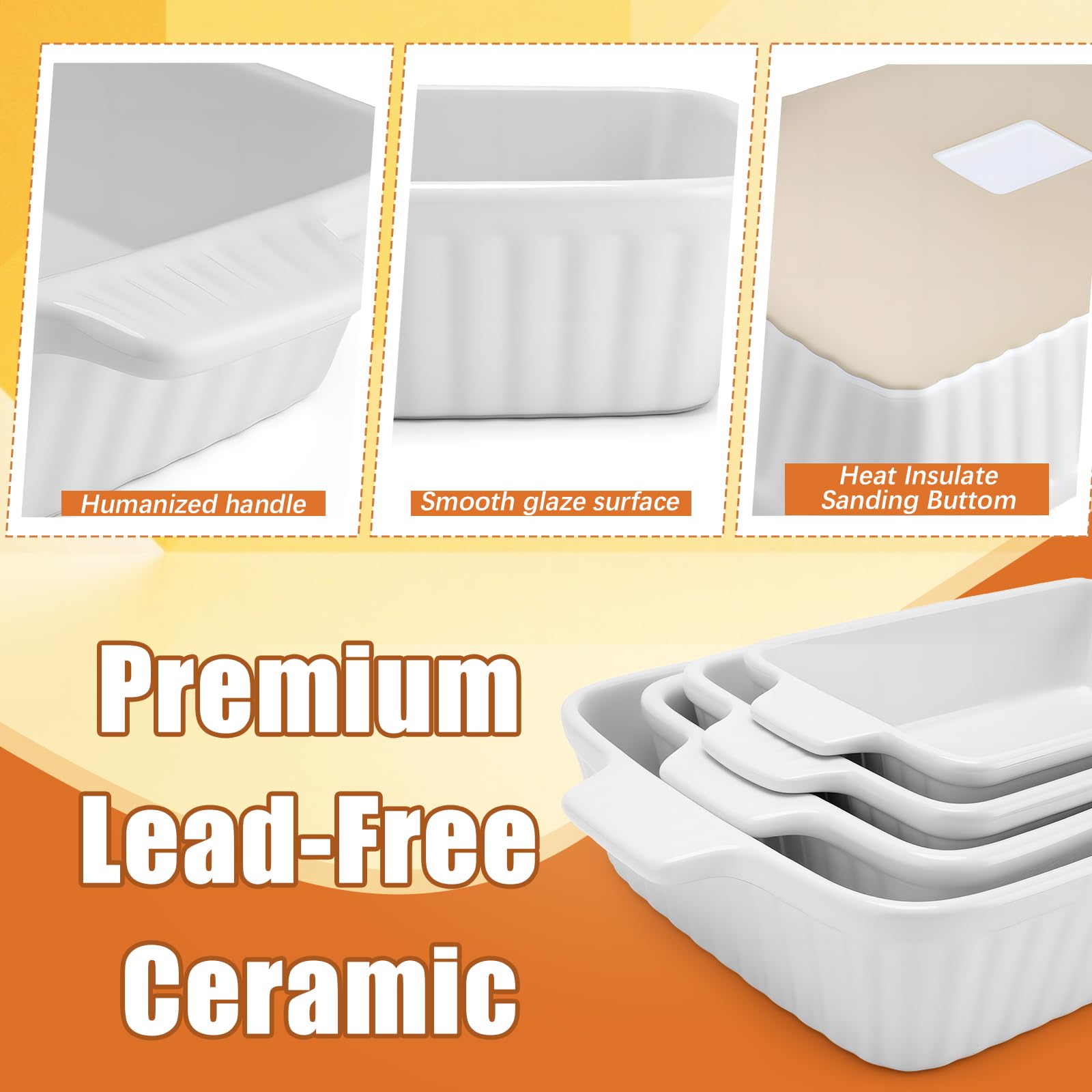 Cazuela cerámica rectangular KAKO 11-2 para lasaña y gratinados