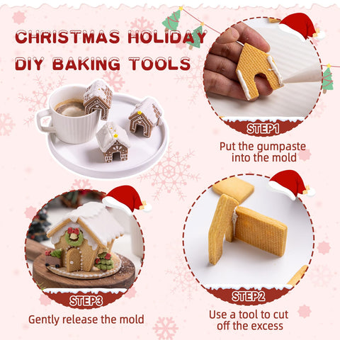 Molde KALAIEN para casita de jengibre en repostería.