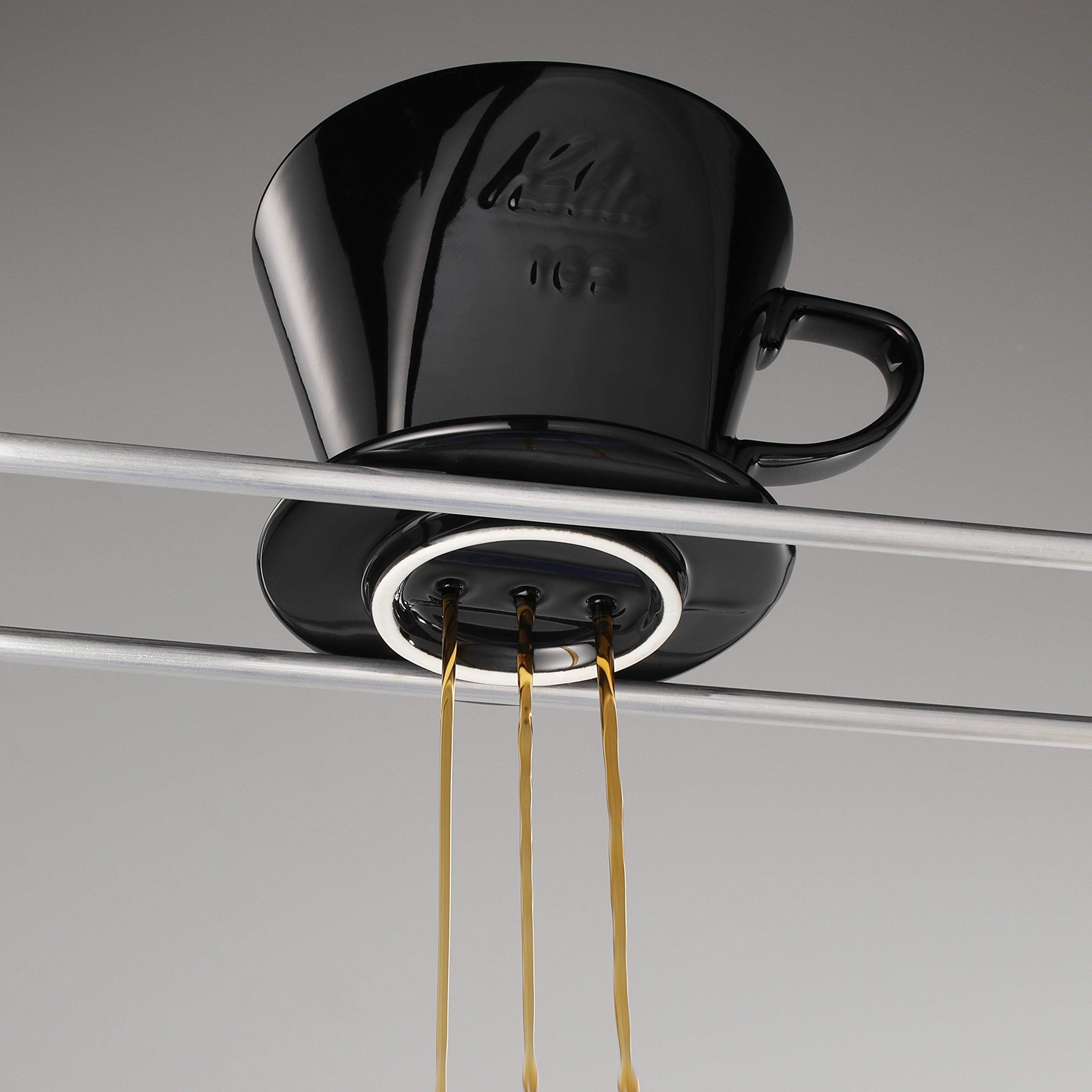 Kalita diseño de onda patentado para un vertido controlado