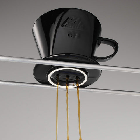 Kalita diseño de onda patentado para un vertido controlado