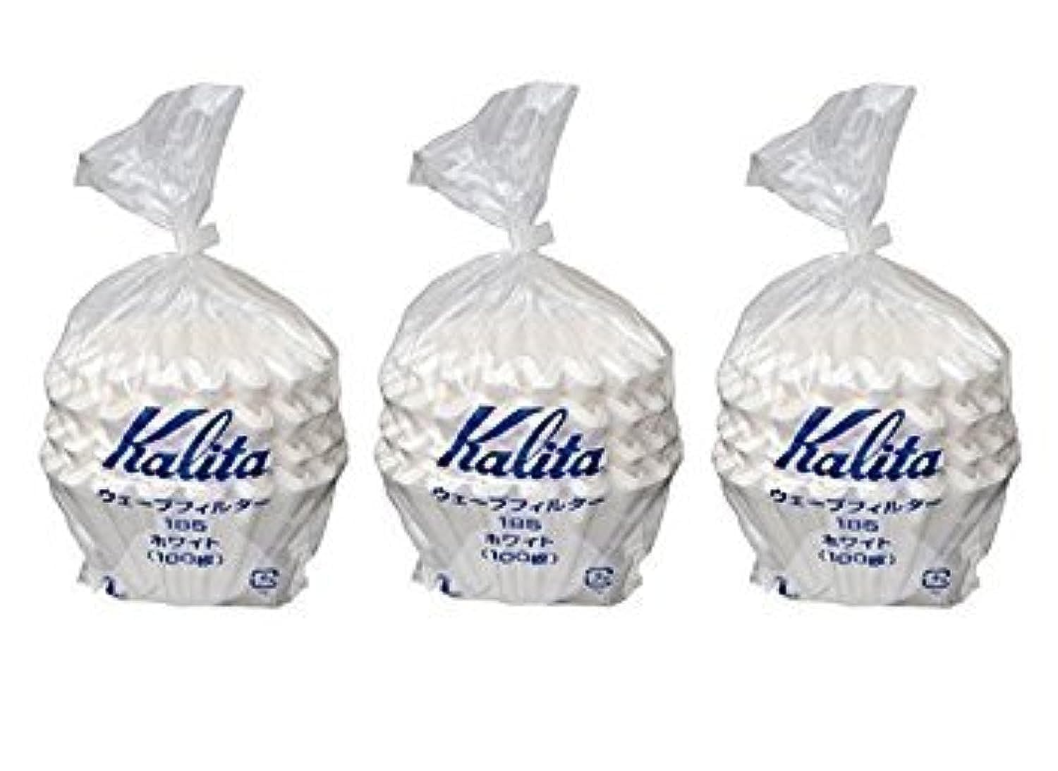 Kalita Filtro de Onda 185 para 2-4 personas, blanco, juego de 3; rendimiento estable.