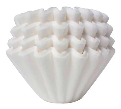 Kalita Wave 185 filtros blancos, pack de 100, ideales para una extracción consistente.