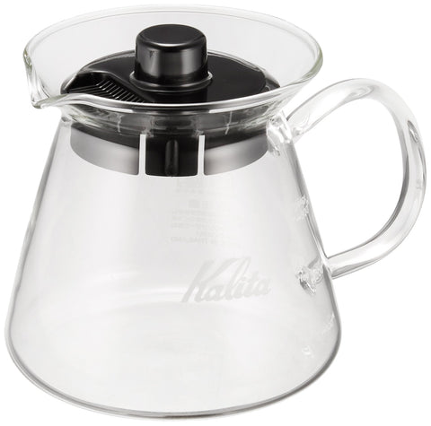 Kalita jarra cafe cristal 300ml, para servir cafe con claridad.