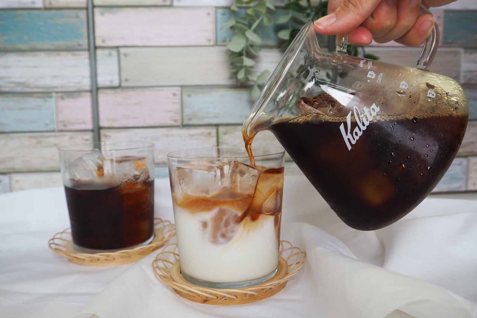 Kalita Kaila, cuerpo de vidrio resistente al calor para bebidas.