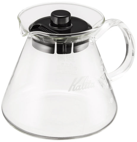 Kalita Kaila, vaso de vidrio 500 ml, ideal para café caliente.