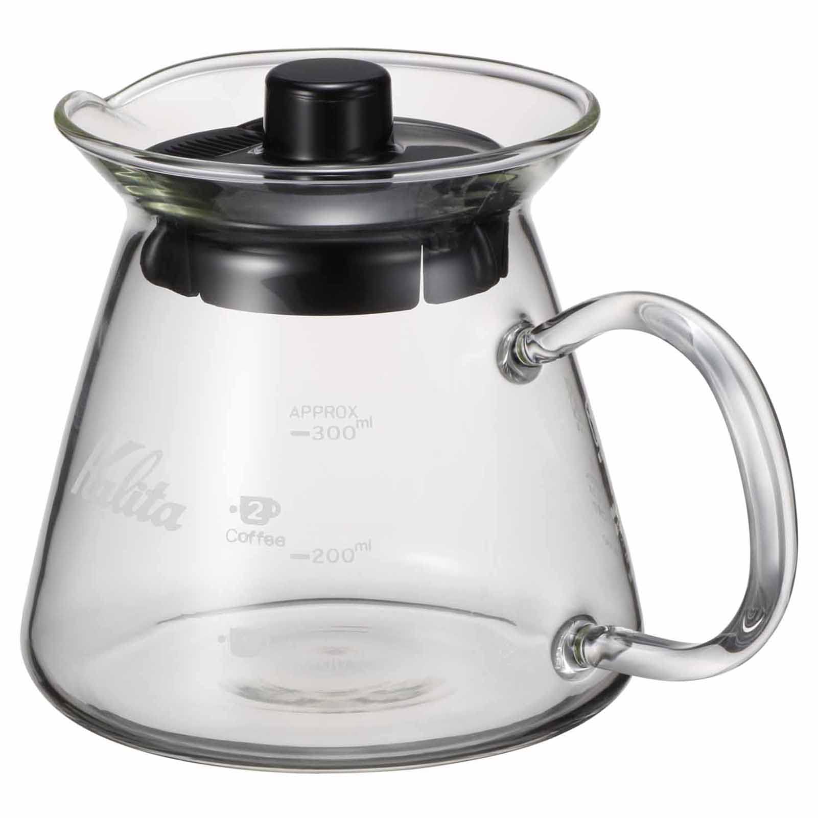 Kalita vidrio resistente al calor, ideal para bebidas calientes.