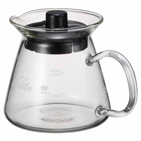 Kalita vidrio resistente al calor, ideal para bebidas calientes.