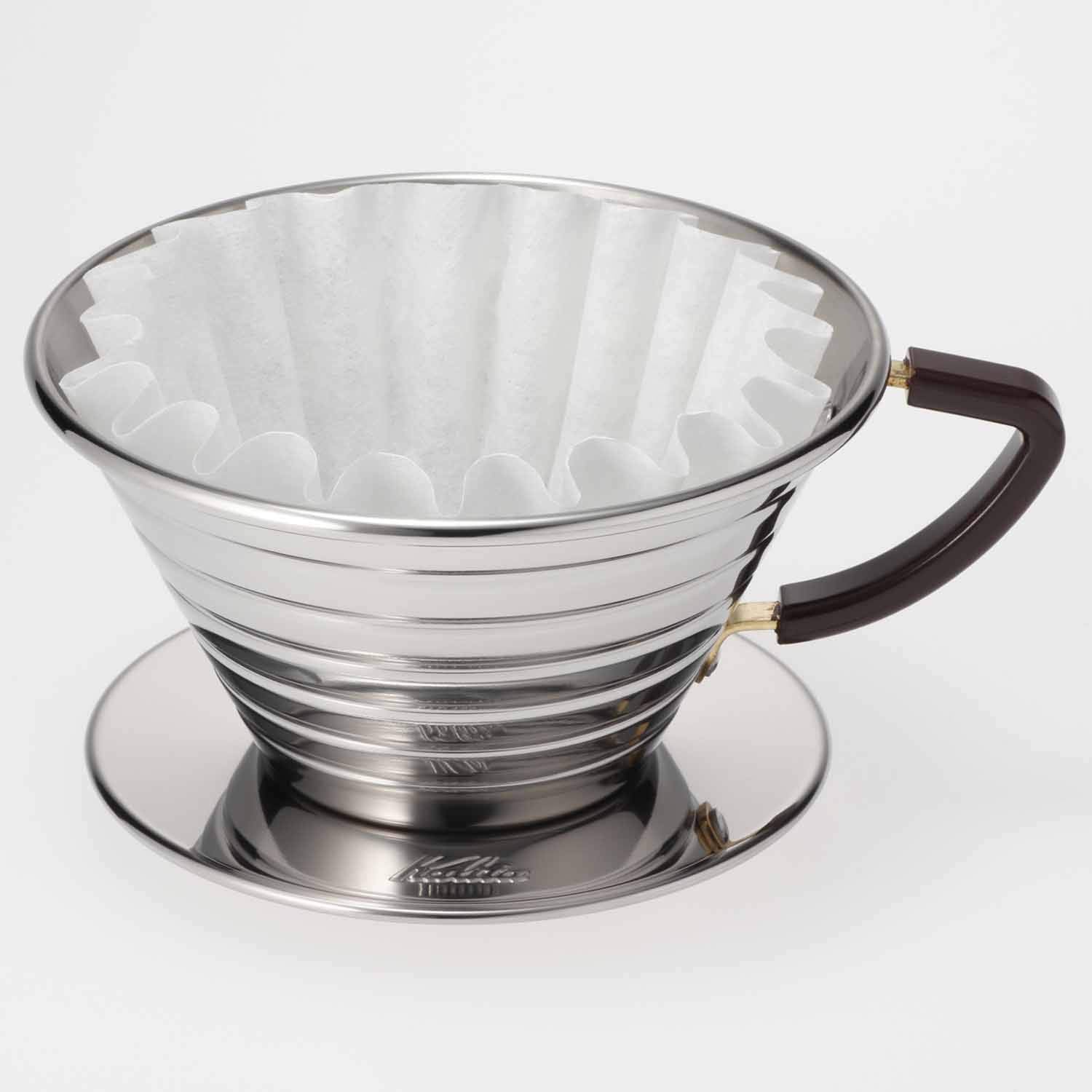 Kalita Wave 185 construcción premium japonesa que mantiene la temperatura durante la preparación.