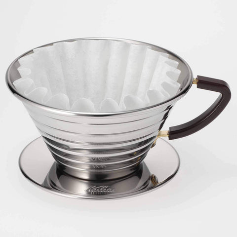 Kalita Wave 185 construcción premium japonesa que mantiene la temperatura durante la preparación.