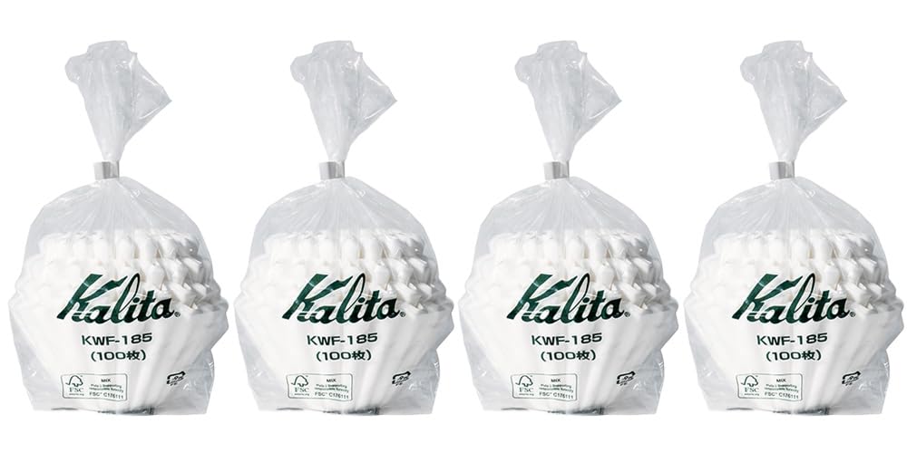 Kalita Wave 185 filtros blancos para extracción limpia y uniforme.
