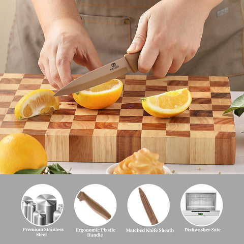 Kaloo cuchillo pelador de 3,5 pulgadas ideal para pelar frutas.