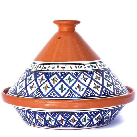 Kamsah Tagine olla grande 12 pulgadas para guisos aromáticos