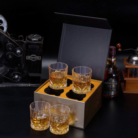 Conjunto único de vasos para disfrutar whisky en casa