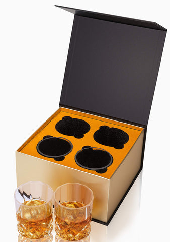 Vaso KANARS con base pesada para mayor estabilidad al servir whisky
