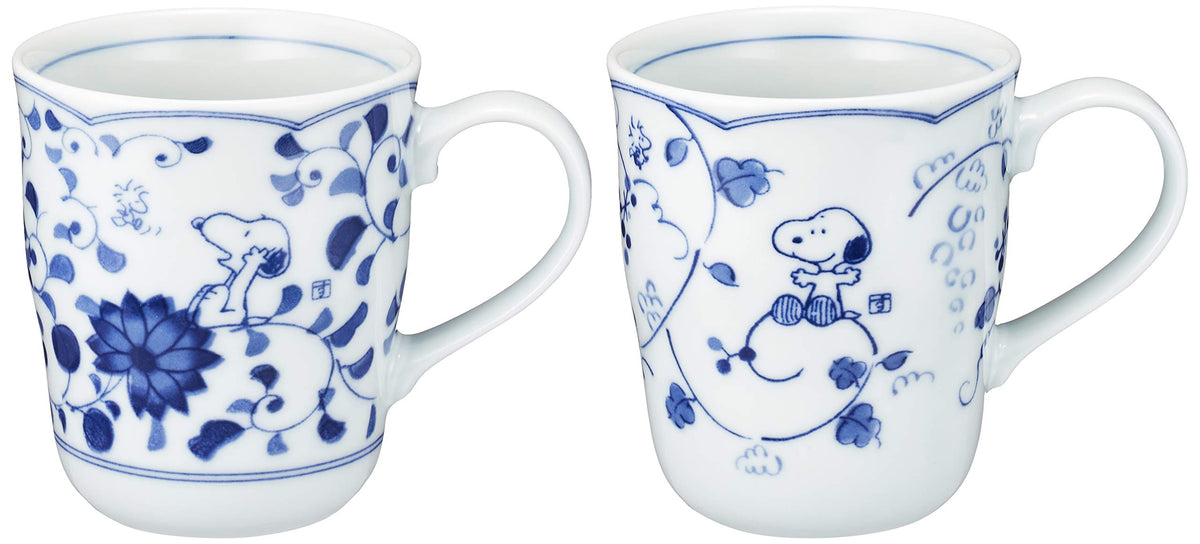 Sunupii de Kaneshotouki, tazas índigo arabesco para uso diario