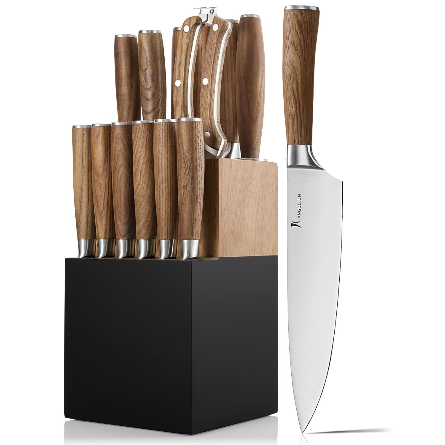 Kangdelun Natura: cuchillo chef de 8 pulgadas para cortes precisos