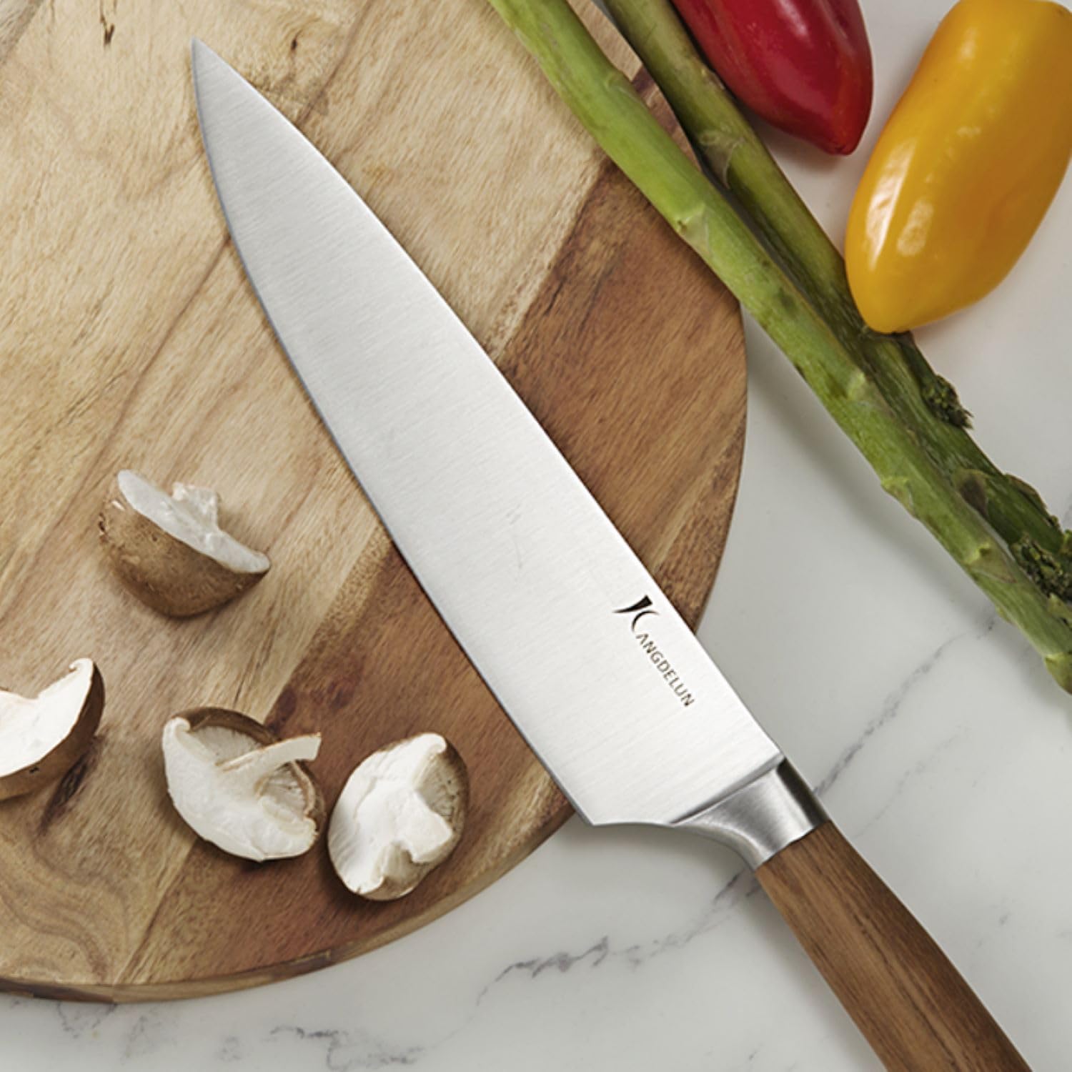 Kangdelun Natura: cuchillo filete de 8 pulgadas para cortes limpios