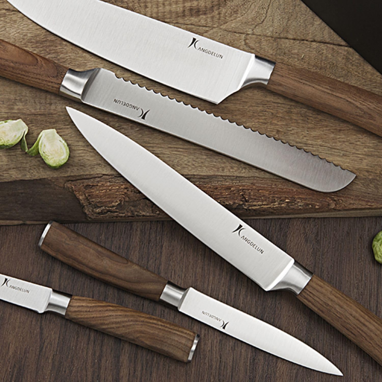 Kangdelun Natura: cuchillo pelador 3-5 pulgadas para pelar con control