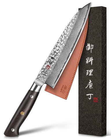 Kanngou hoja damascus 67 capas para durabilidad y filo de larga duración