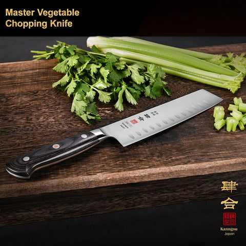 kanngou Nakiri 7 pulgadas, corte ultra fino para vegetales