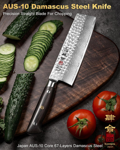 kanngou nakiri: detalle de núcleo AUS-10 para mayor rendimiento