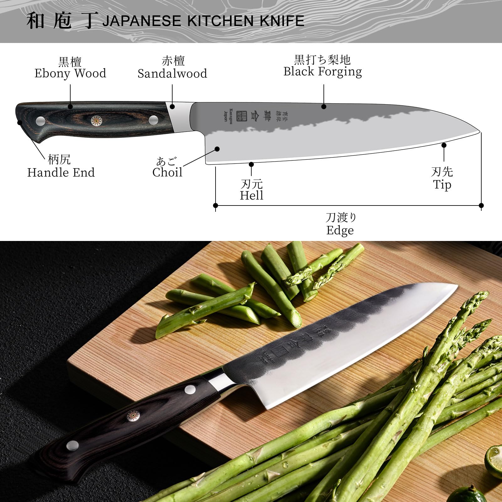 kanngou santoku en estuche premium listo para regalo navideño