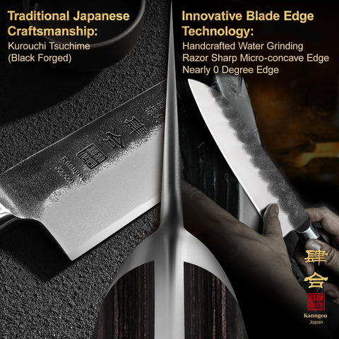 kanngou santoku tang completo garantiza equilibrio y control en cortes
