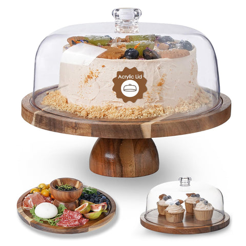 Kanwone base para tarta de acacia, realza pasteles con estilo.