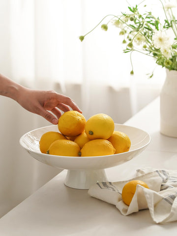 Kanwone cuenco frutas centro mesa, añade elegancia funcional a cualquier comedor