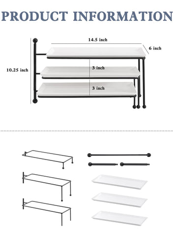 Kanwone platillos porcelana 14.5x6 pulgadas para bocadillos y dulces.