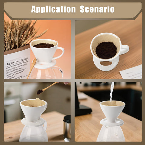 Kapawze conjunto filtros café 2 tazas, compatibilidad amplia con cafeteras.