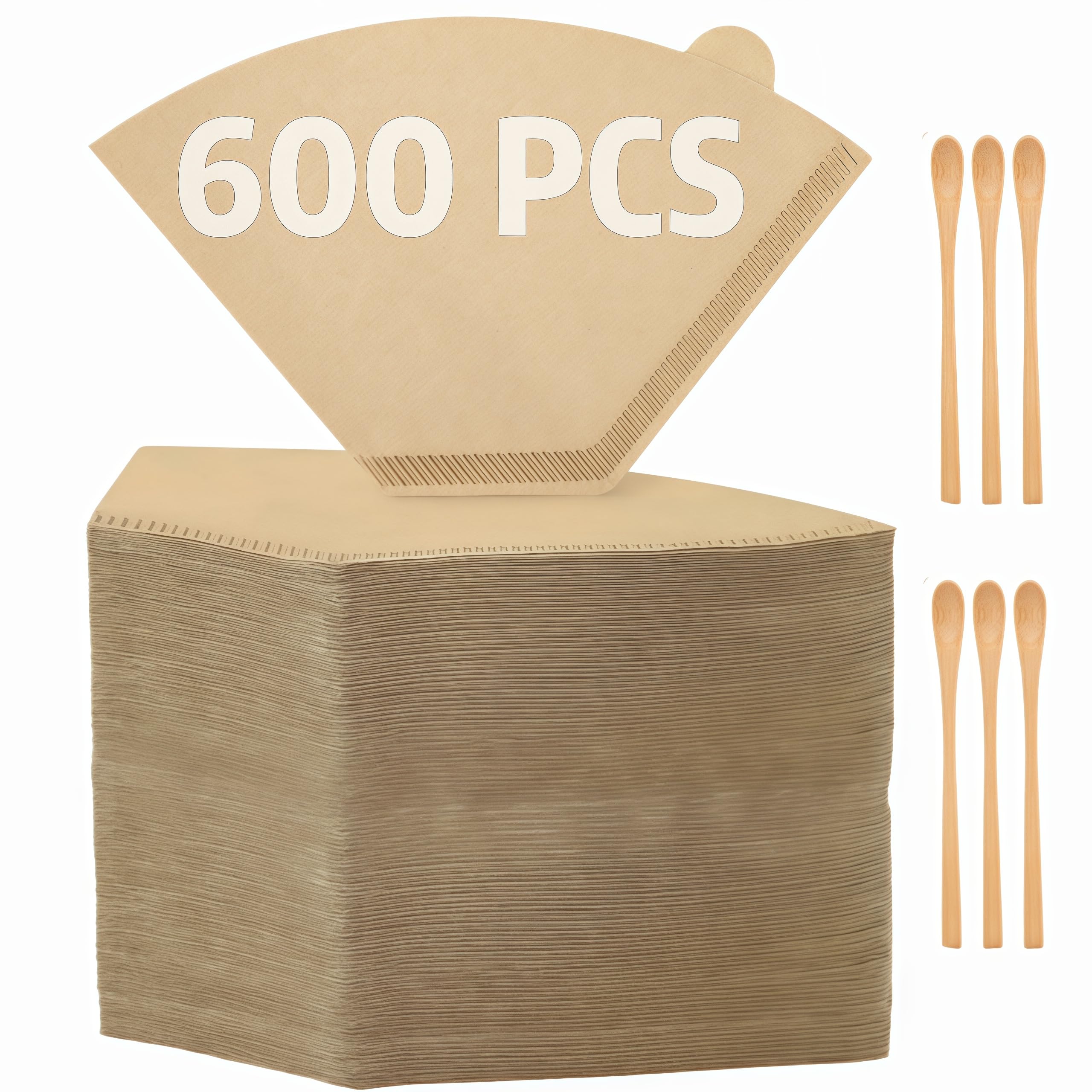 Kapawze filtro cono 2 tazas 600 uds, sabor más limpio y aroma pleno.