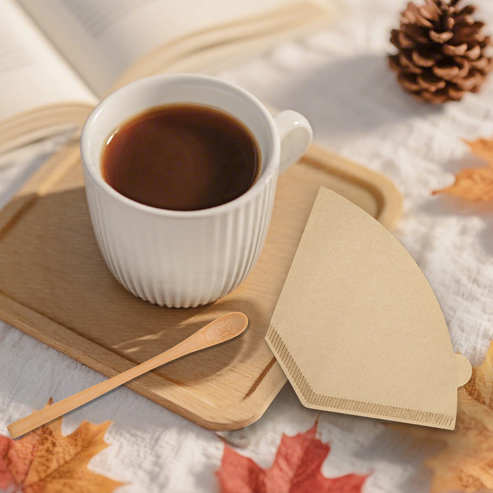 Kapawze paquete 600 filtros, ahorro y limpieza práctica para la cafetera.